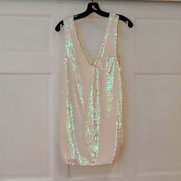 Free People Sequin Mini Dress - Picture 1 of 8